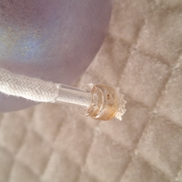 Glass Eye Studio Hand-Blown Iridescent Glass Oil Lamp - Picture 6 of 6